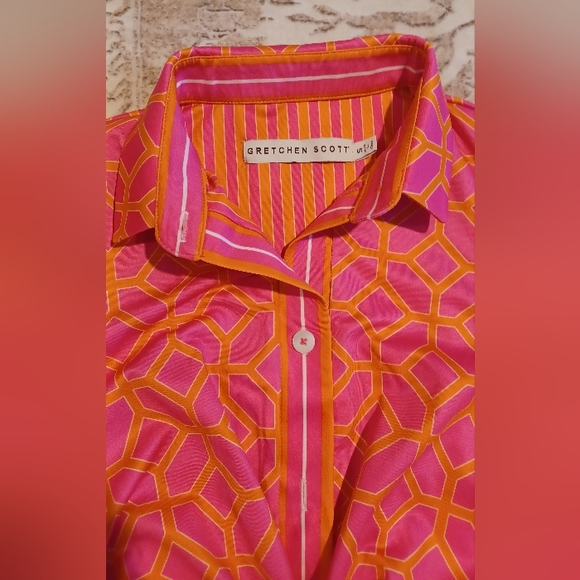 SOLD Gretchen Scott Twist & Shout Dress - Lucy In The Sky With Diamonds Size S - Picture 4 of 4